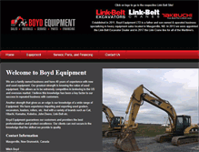 Tablet Screenshot of boydequipment.net